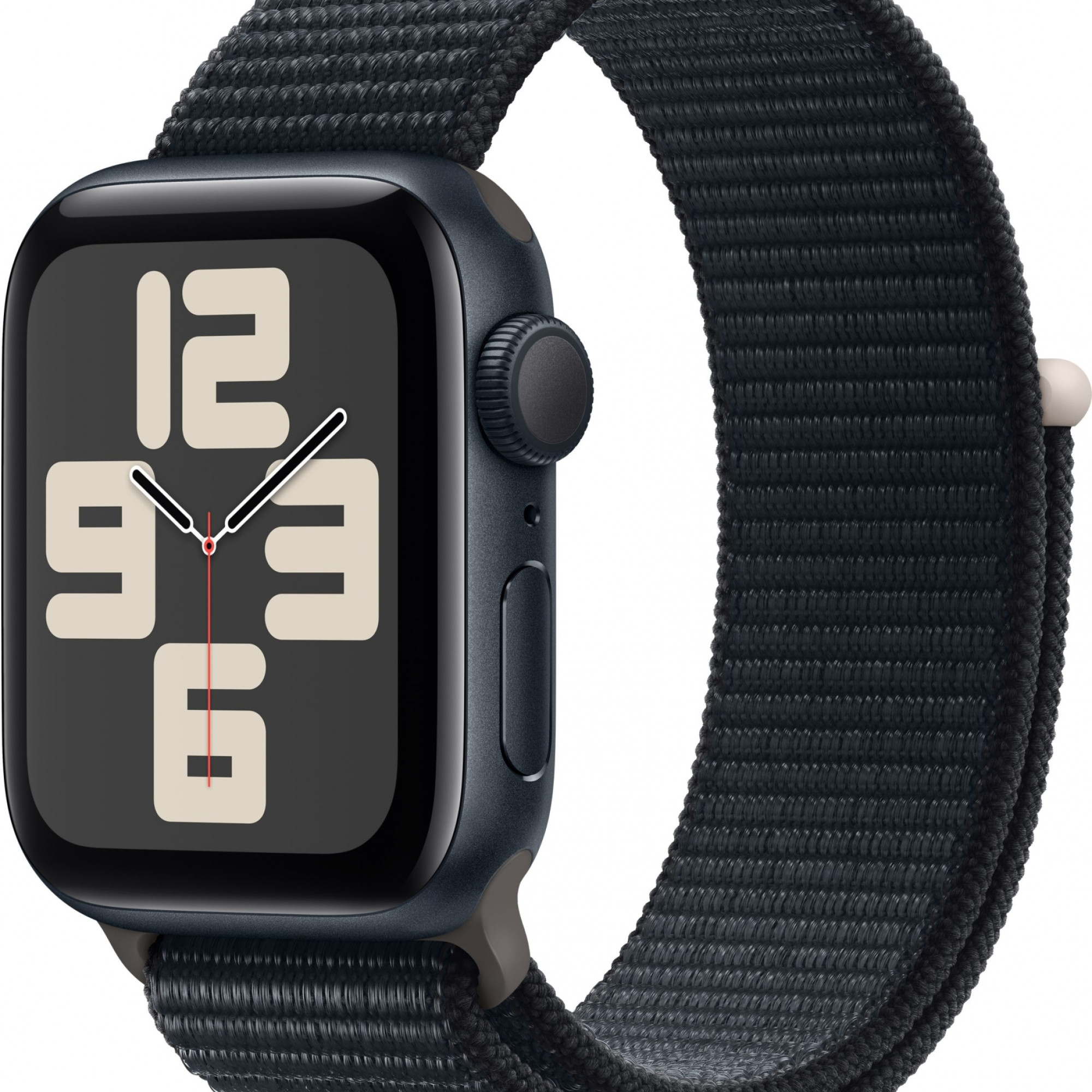 Apple Watch SE 2 40mm Midnight Aluminum Case with Midnight Sport Loop (MRE03) 2023